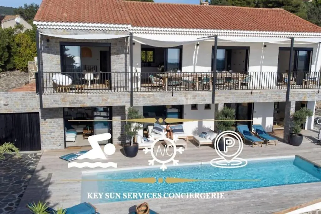 Villa 4 Etoiles, 250M2, Piscine, Parking, Vue Mer La Croix-Valmer